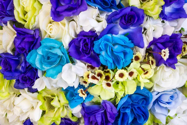 Ткань цветок для места проведения свадьбы — стоковое фото