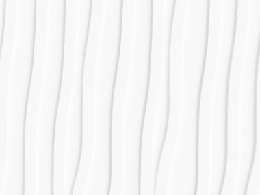 Soyut beyaz arkaplan. Minimum geometrik beyaz ışık arkaplanı soyut tasarımı. 3d oluşturma.