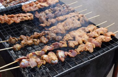 Mala, Barbekü domuz tost ızgara sosu ile Sichuan biber, Tay Street gıda - görüntü