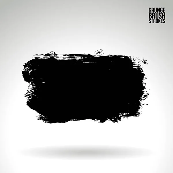 黑色笔触和纹理 Grunge向量抽象手绘元素 线下和边界设计 — 图库矢量图片