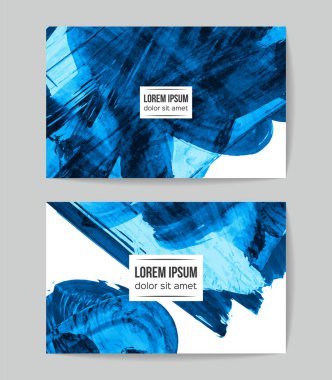 Soyut fırça darbeleri, kart arka planı