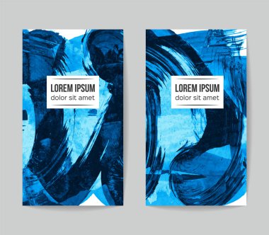 Soyut fırça darbeleri, kart arka planı