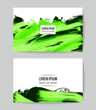 Soyut fırça darbeleri, kart arka planı