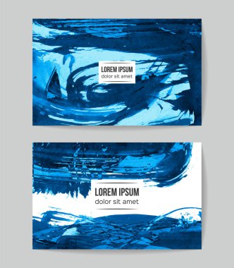 Soyut fırça darbeleri, kart arka planı