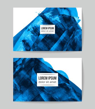 Soyut fırça darbeleri, kart arka planı