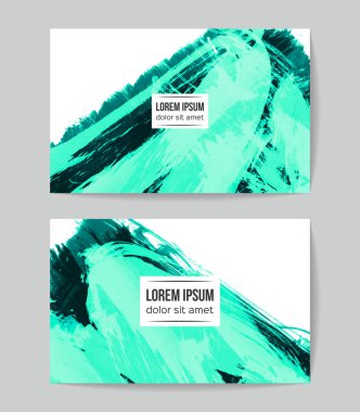 Soyut fırça darbeleri, kart arka planı