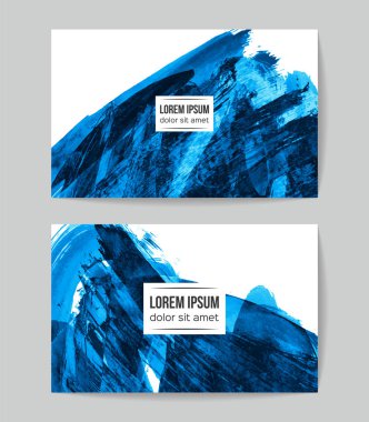 Soyut fırça darbeleri, kart arka planı