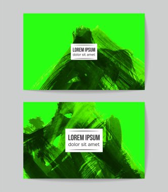 Soyut fırça darbeleri, kart arka planı