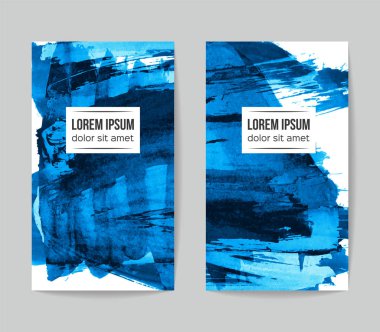 Soyut fırça darbeleri, kart arka planı