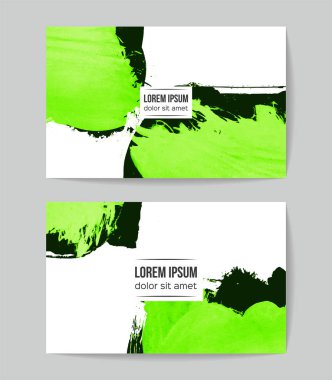 Soyut fırça darbeleri, kart arka planı