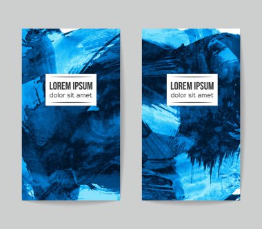 Soyut fırça darbeleri, kart arka planı