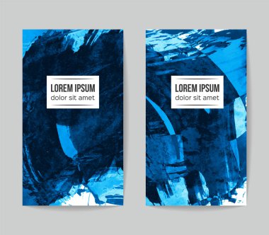 Soyut fırça darbeleri, kart arka planı