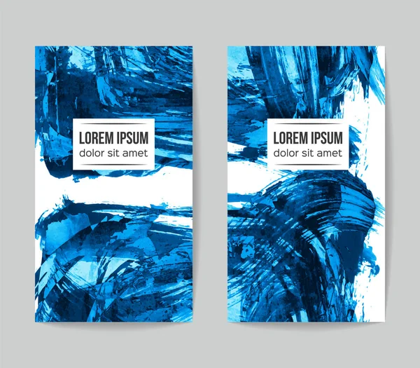 Soyut fırça darbeleri, kart arka planı