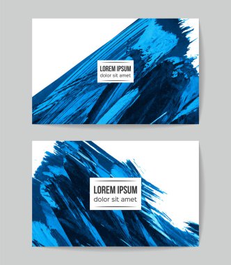 Soyut fırça darbeleri, kart arka planı