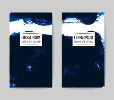 Soyut grunge fırça vuruşları, vektör arka plan