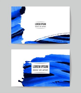 Soyut fırça darbeleri, kart arka planı