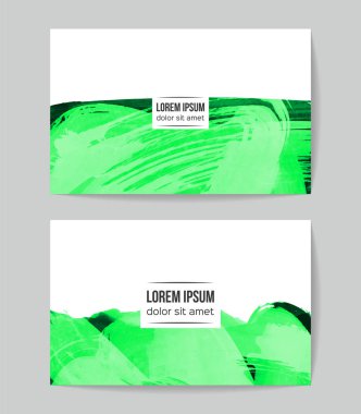 Soyut fırça darbeleri, kart arka planı