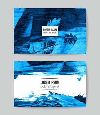 Soyut fırça darbeleri, kart arka planı