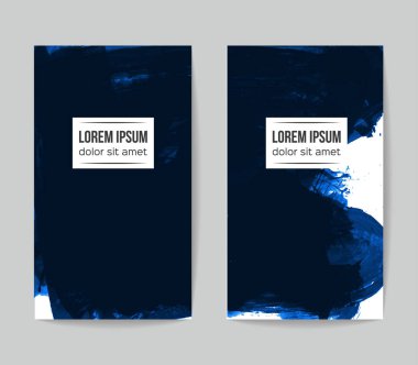 Soyut grunge fırça vuruşları, vektör arka plan