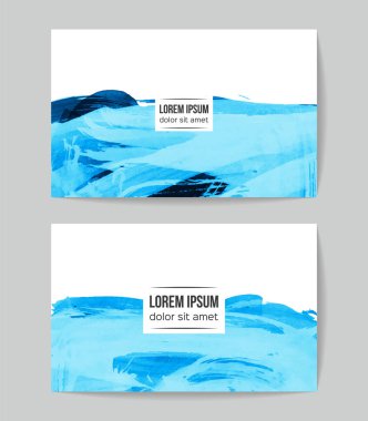 Soyut fırça darbeleri, kart arka planı