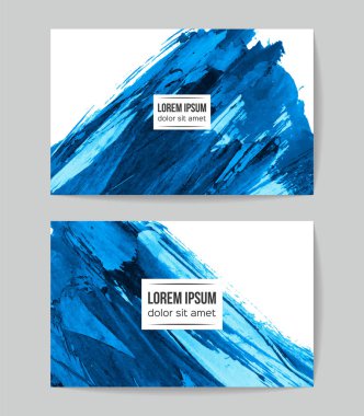 Soyut fırça darbeleri, kart arka planı