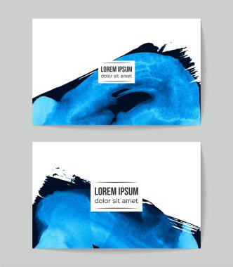 Soyut fırça darbeleri, kart arka planı