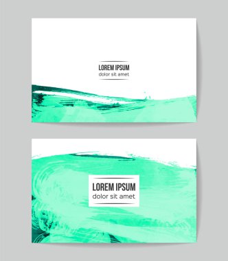 Soyut fırça darbeleri, kart arka planı