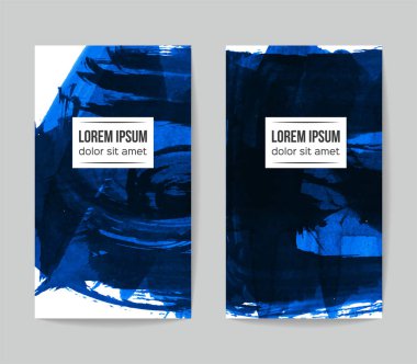 Soyut fırça darbeleri, kart arka planı