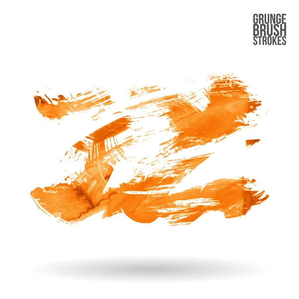 Grunge Brush Strokes Vector Illustration — Stock Vector