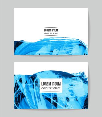 Soyut fırça darbeleri, kart arka planı