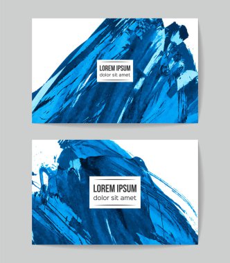 Soyut fırça darbeleri, kart arka planı