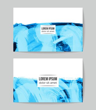 Soyut fırça darbeleri, kart arka planı