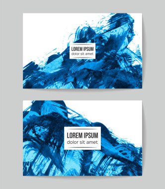 Soyut fırça darbeleri, kart arka planı