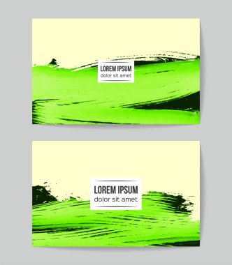 Soyut fırça darbeleri, kart arka planı