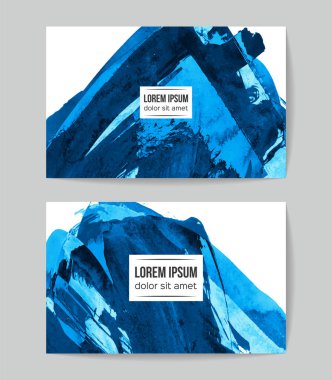 Soyut fırça darbeleri, kart arka planı