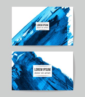 Soyut fırça darbeleri, kart arka planı