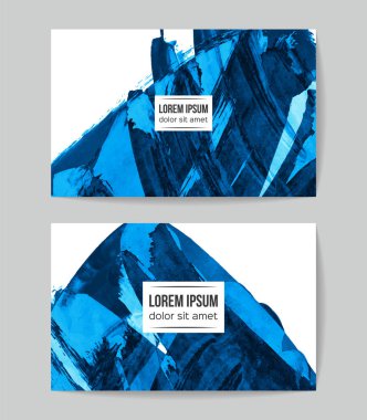 Soyut fırça darbeleri, kart arka planı