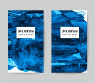 Soyut fırça darbeleri, kart arka planı