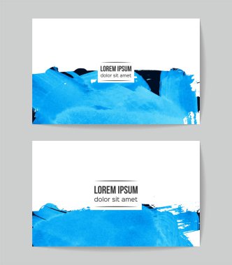 Soyut fırça darbeleri, kart arka planı