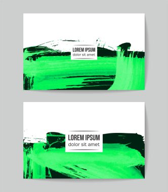 Soyut fırça darbeleri, kart arka planı