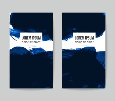 Soyut grunge fırça vuruşları, vektör arka plan