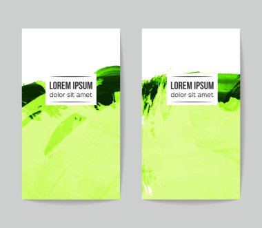 Soyut fırça darbeleri, kart arka planı