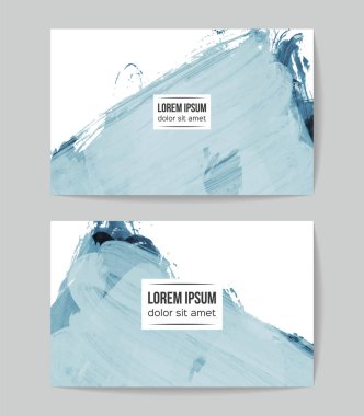 Soyut fırça darbeleri, kart arka planı