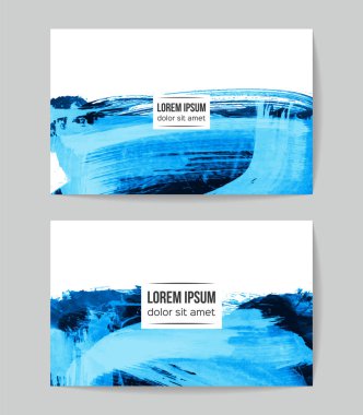 Soyut fırça darbeleri, kart arka planı