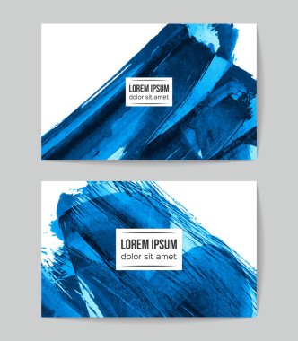 Soyut fırça darbeleri, kart arka planı