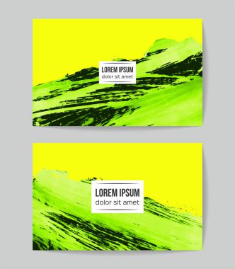 Soyut fırça darbeleri, kart arka planı