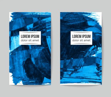 Soyut fırça darbeleri, kart arka planı