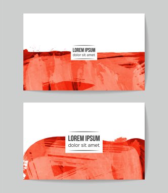 Soyut fırça darbeleri, kart arka planı