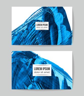 Soyut fırça darbeleri, kart arka planı