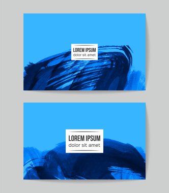 Soyut fırça darbeleri, kart arka planı